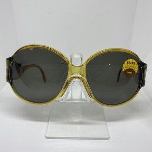 Vintage Zeiss Marwitz 676 8056 Yellow Oversized Sunglasses Frame 70s 62-16-125
